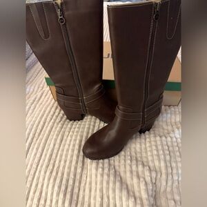 JBU Dark Brown Over the Knee Boots